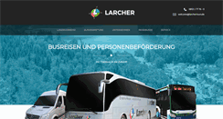 Desktop Screenshot of larcher-tours.de