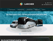 Tablet Screenshot of larcher-tours.de